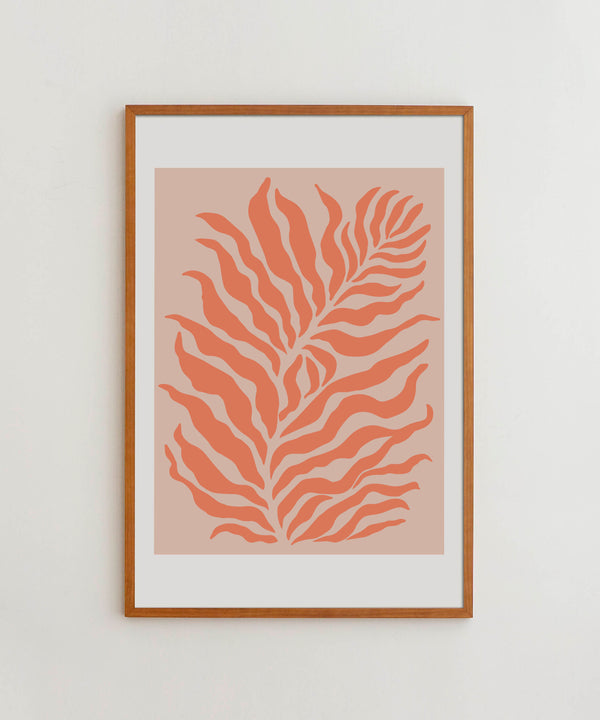Salmon Plants Print