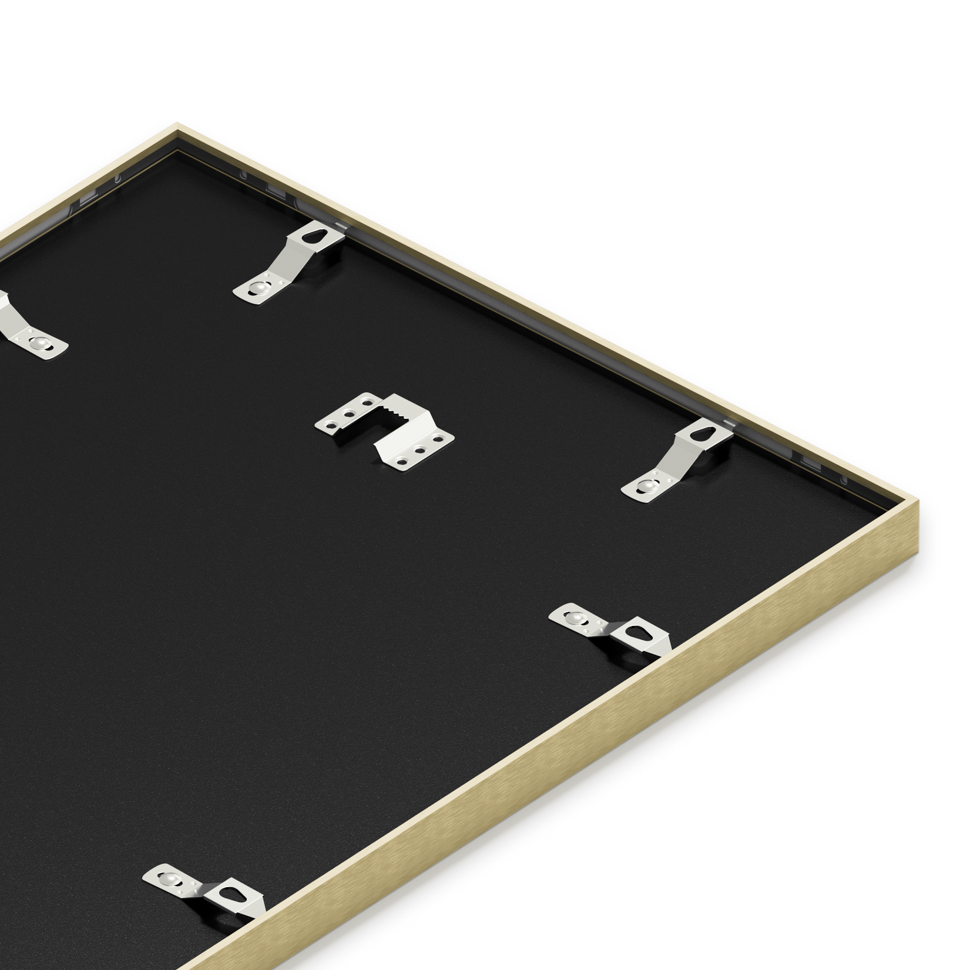 Gold Metal Frame with real glass. Crafted in the USA.