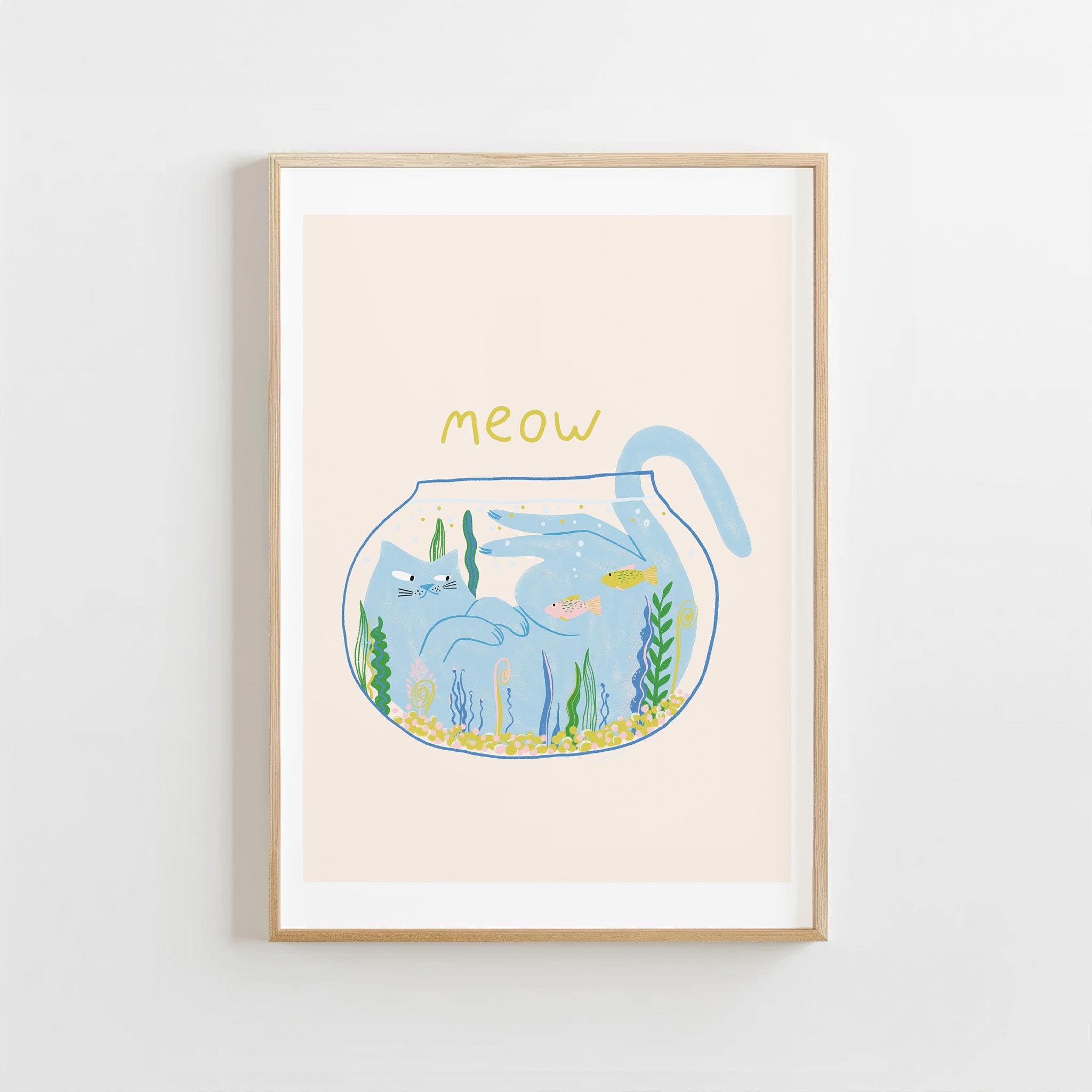 The Dreaming Cat in Glass