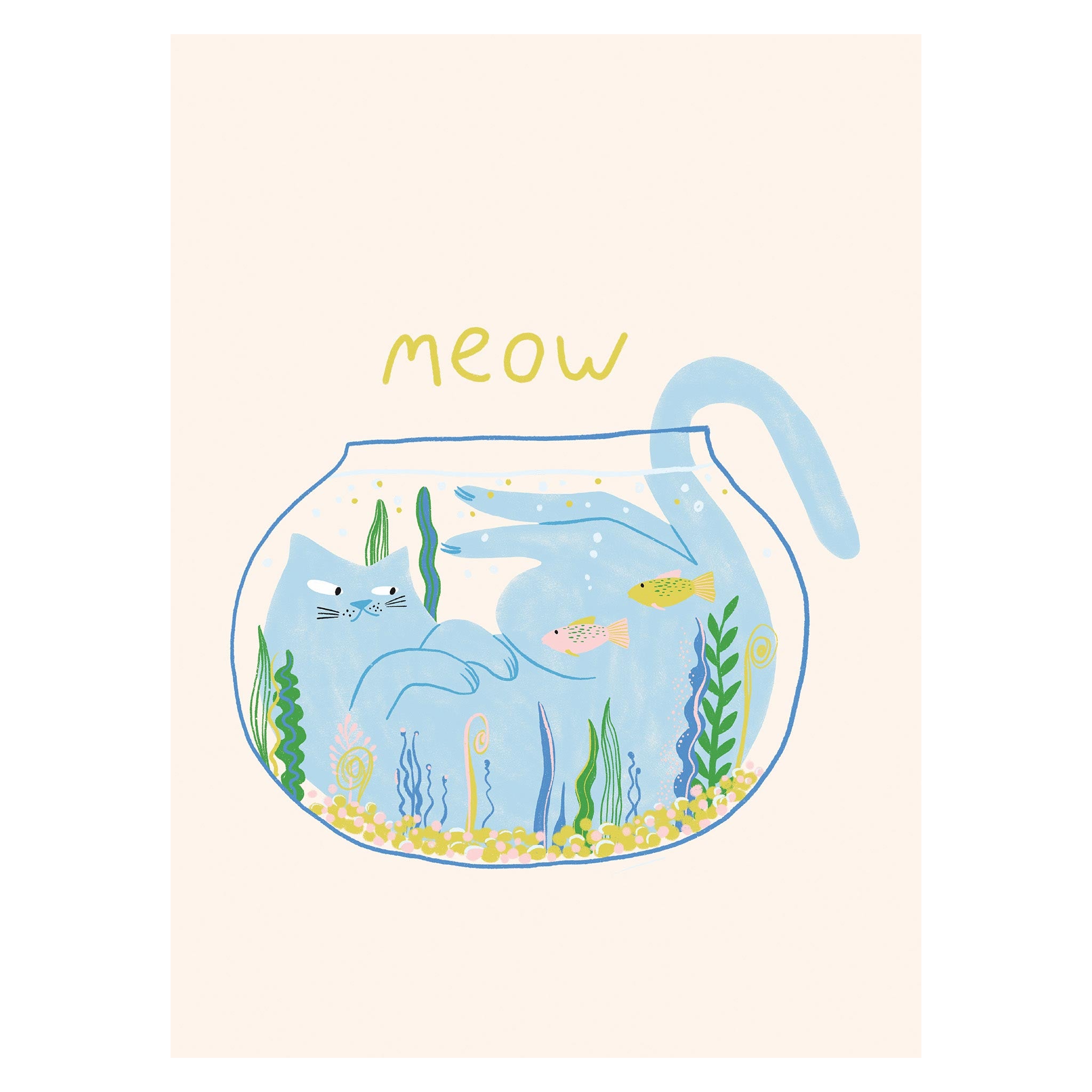 The Dreaming Cat in Glass