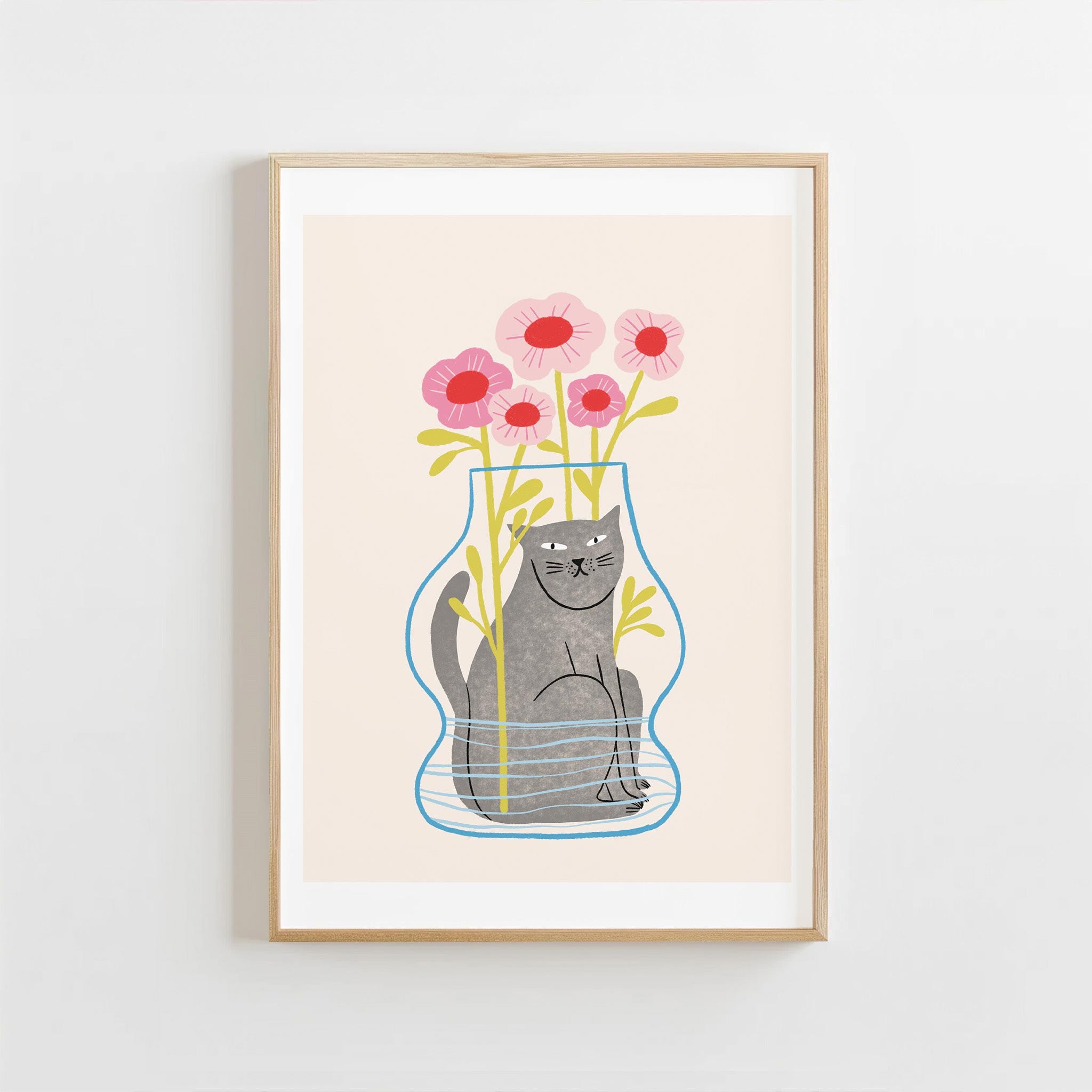 Flower Vase Cat