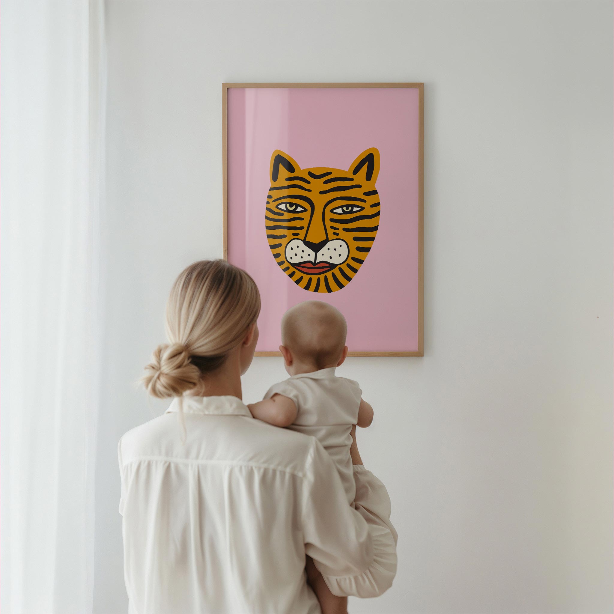 Wise Tiger Face