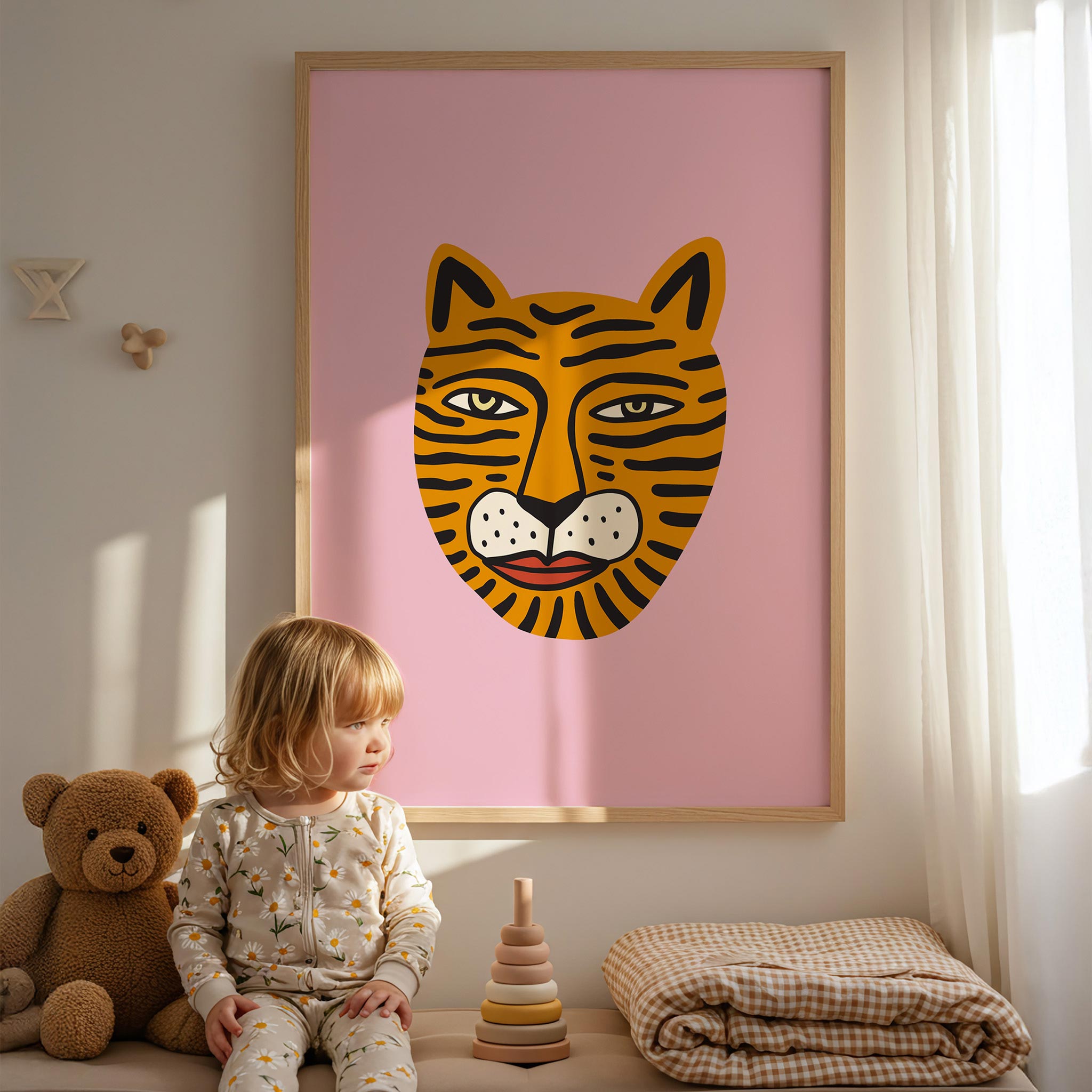 Wise Tiger Face