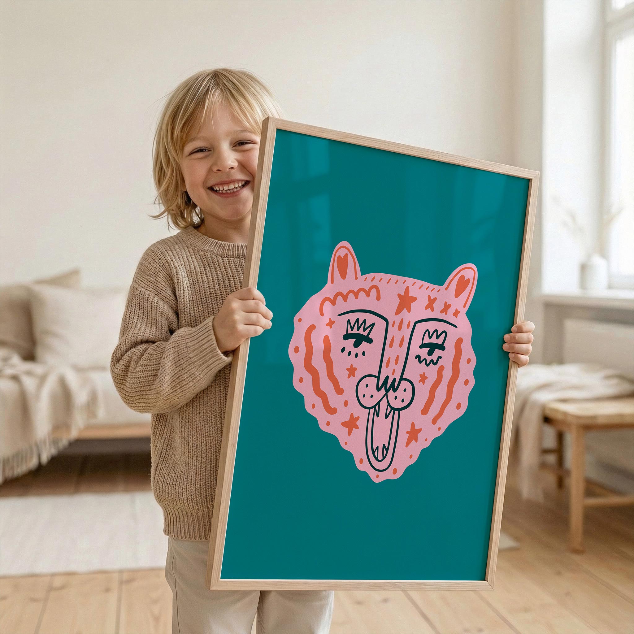 Starry Tiger Face