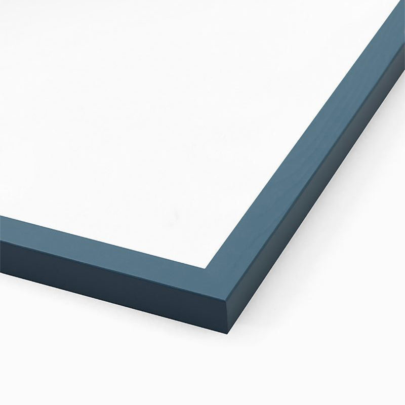 Teal Wood Frame With Plexiglass