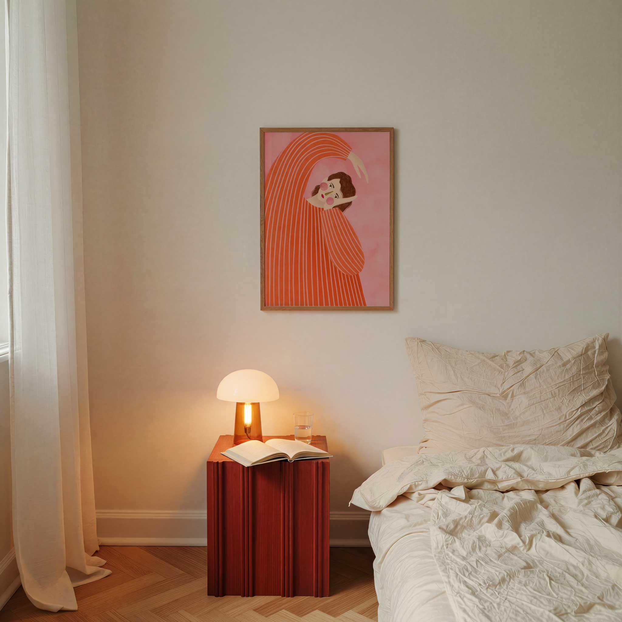 The Woman With the Orange Dress by Bea Müller