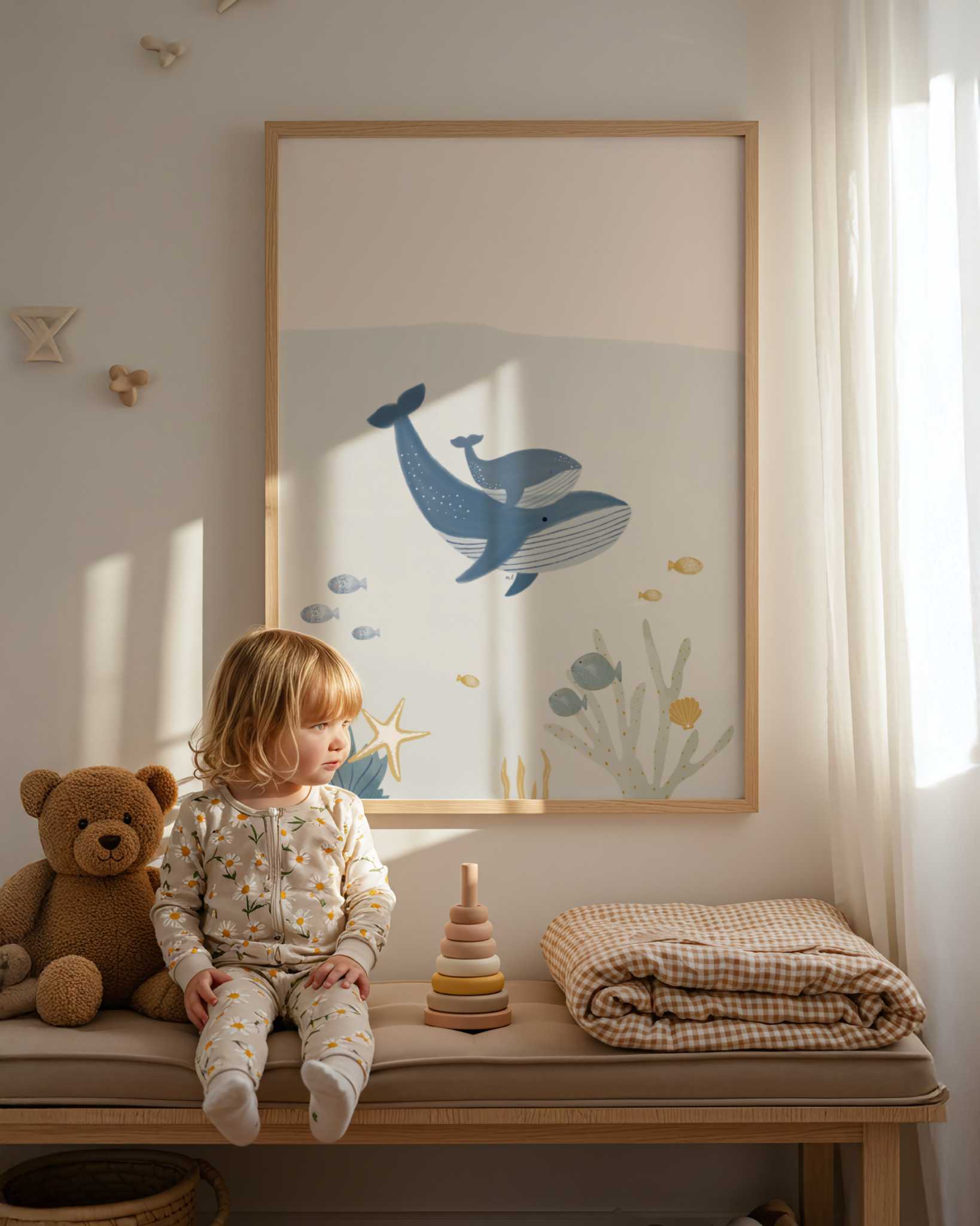 Underwater Whale Family by Menina Lisboa