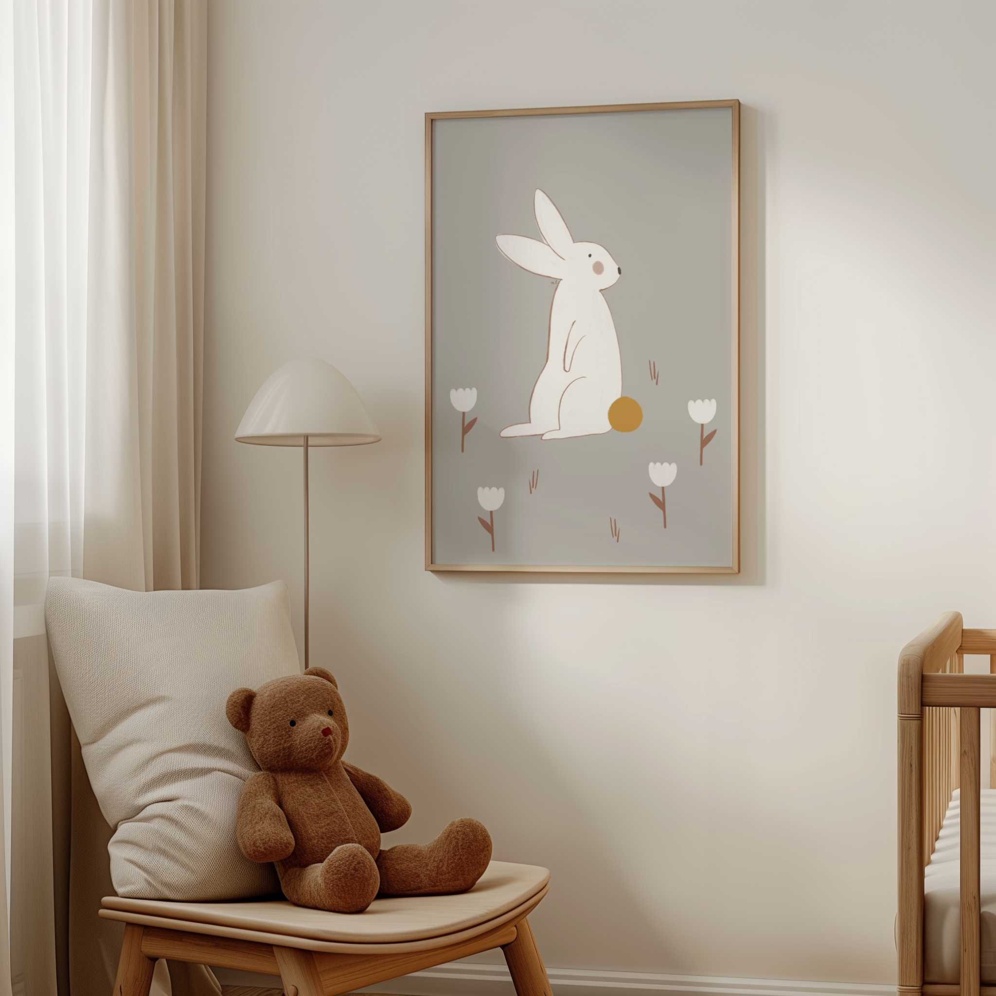White Little Bunny by Menina Lisboa