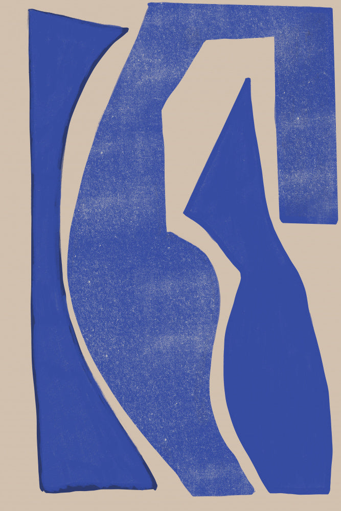 Blue Geometric Shapes