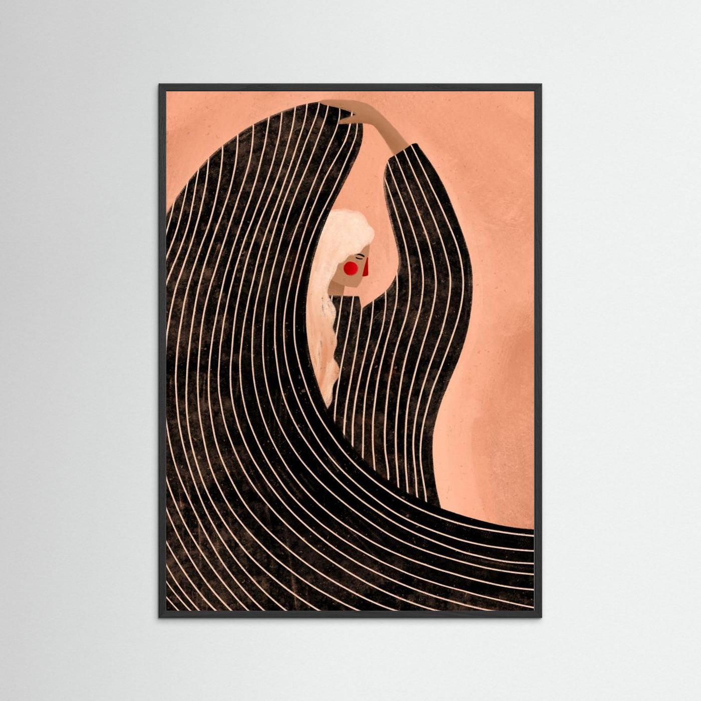 The Woman With the Black Dress by Bea Müller