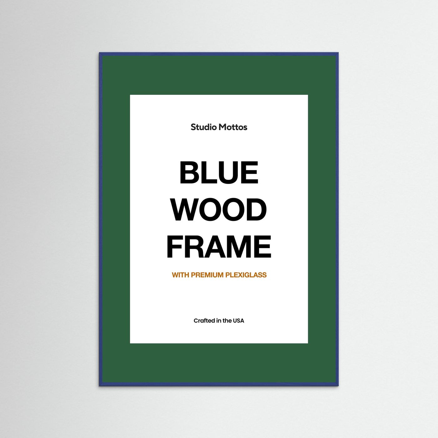 Blue Wood Frame