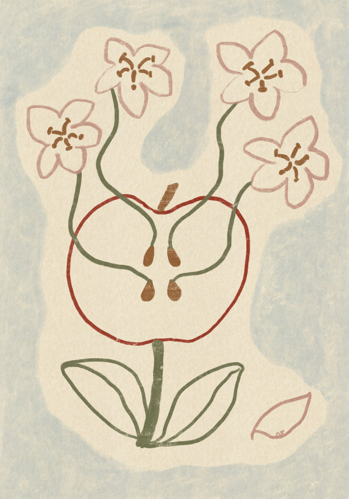 Blooming Apple Blossoms