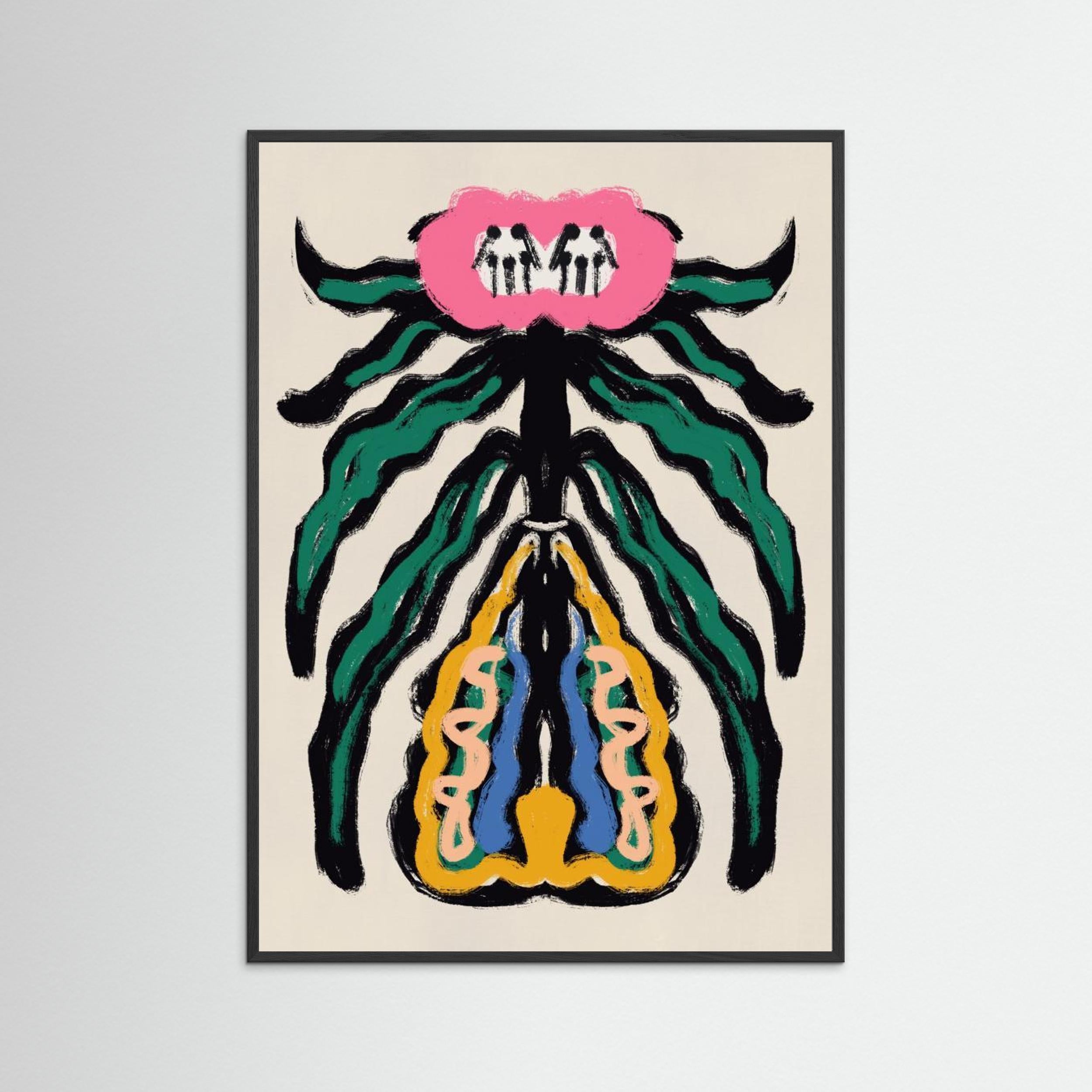 Painterly Flower by Little Dean