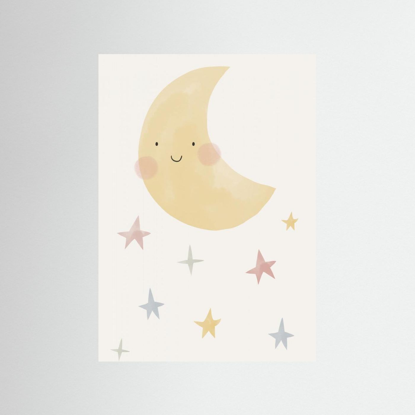 Moon Art Print - Studio Mottos Museum-Quality Wall Art