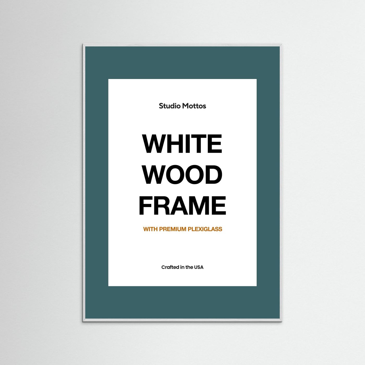 White Wood Frame