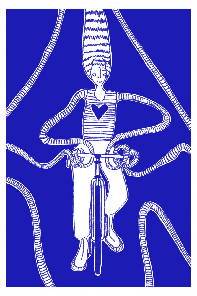 Dreamy Blue Bike Ride
