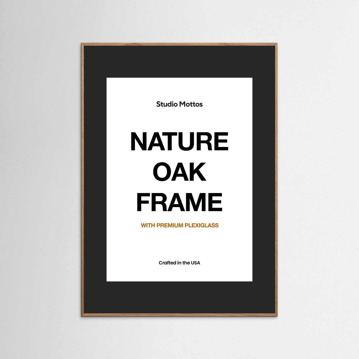 Nature Oak Frame With Plexiglass