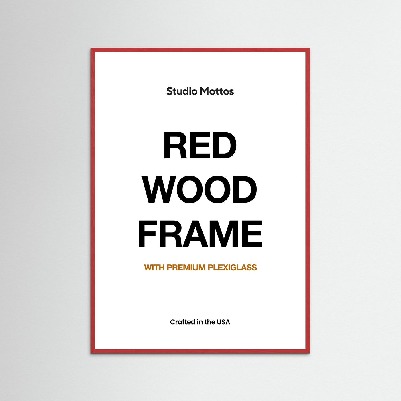 Red Wood Frame