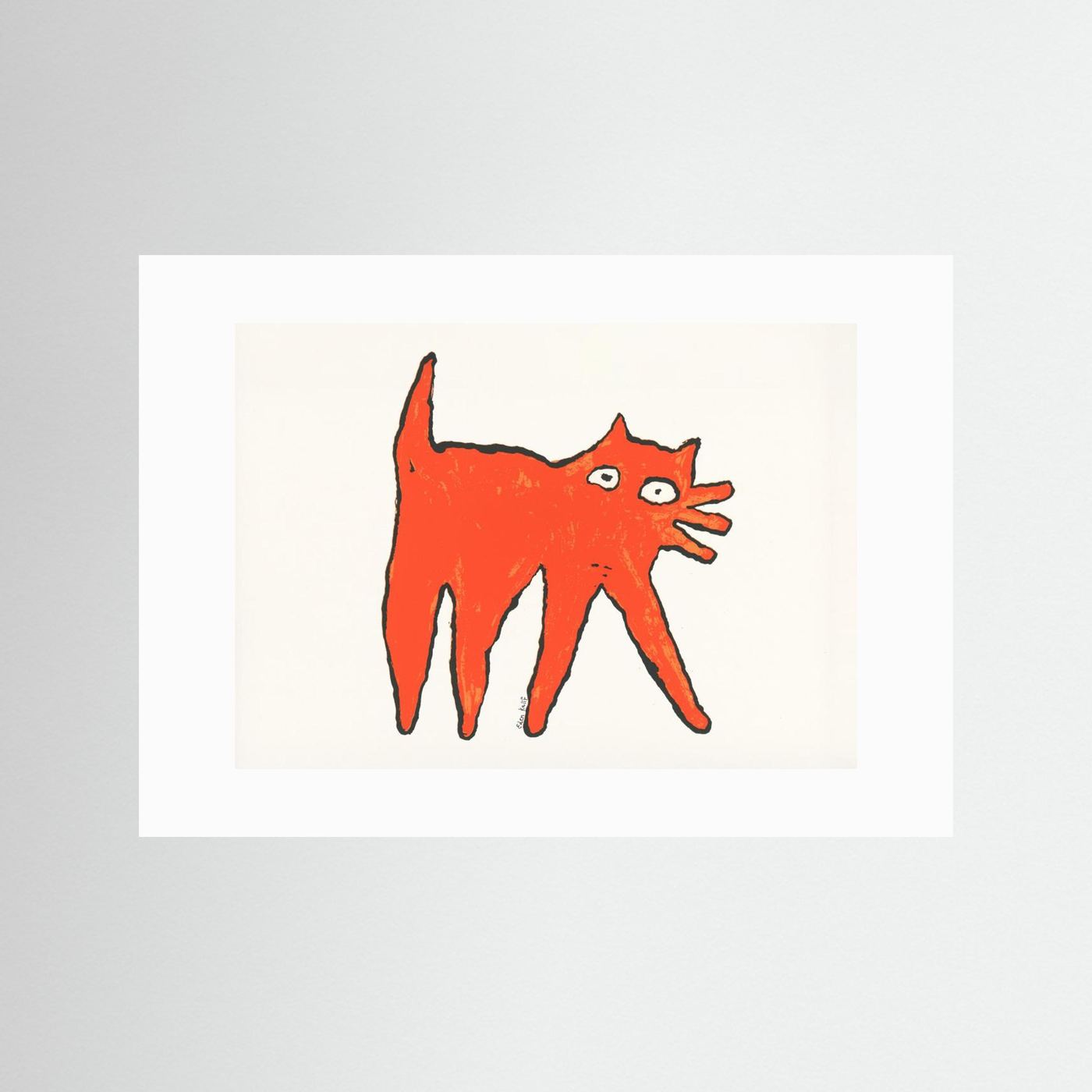 Orange Cat by Eden Kalif