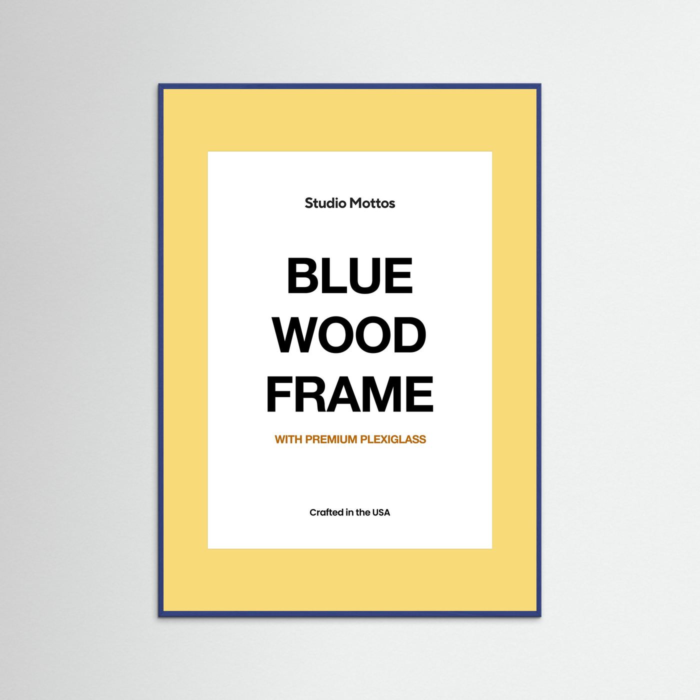 Blue Wood Frame
