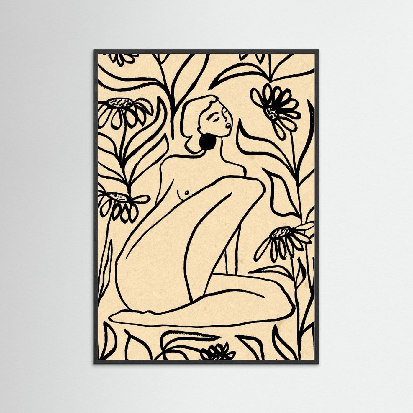 Girl In Sunflower Field by Raissa Oltmanns