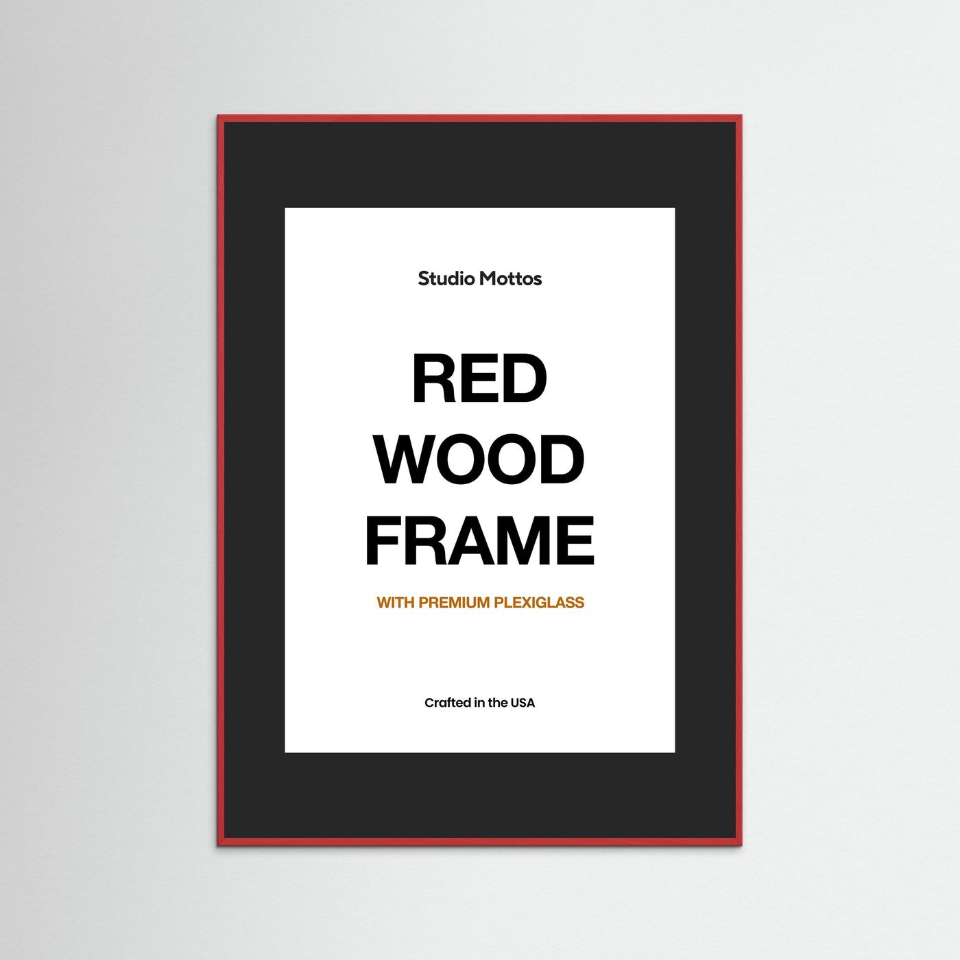 Red Wood Frame