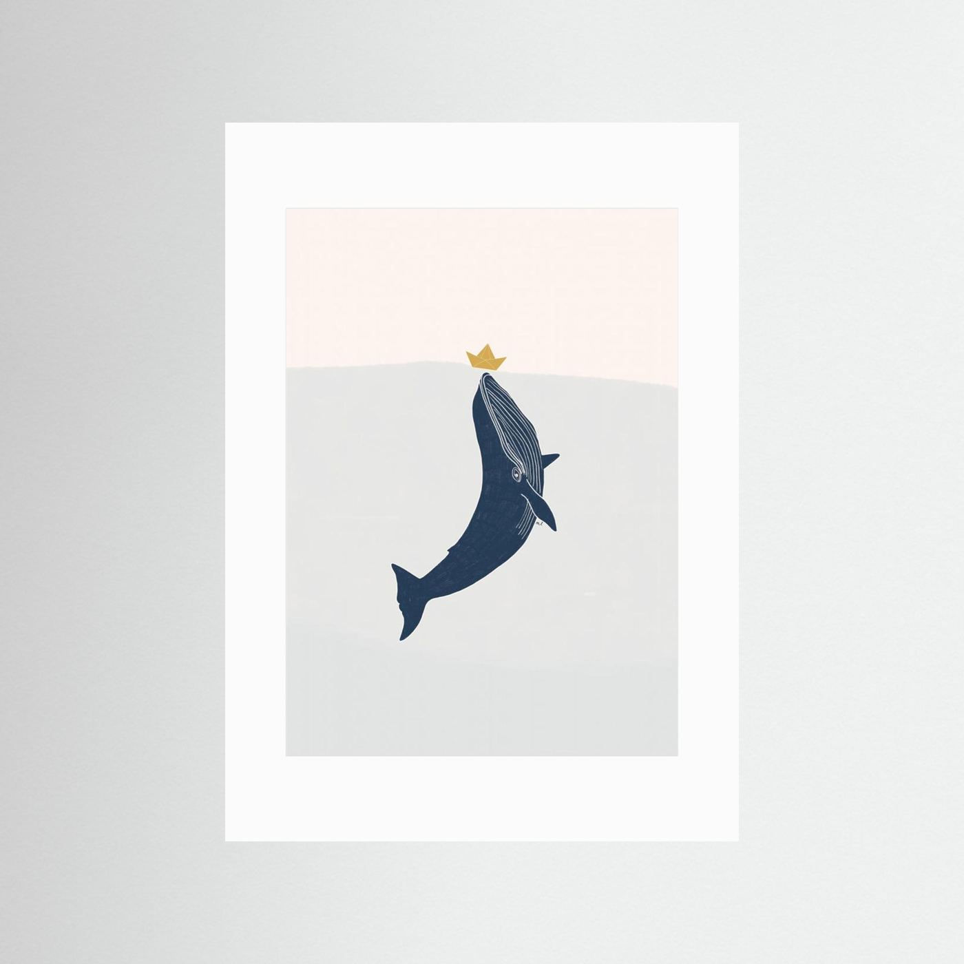 Blue Whale Sailing Boat by Menina Lisboa