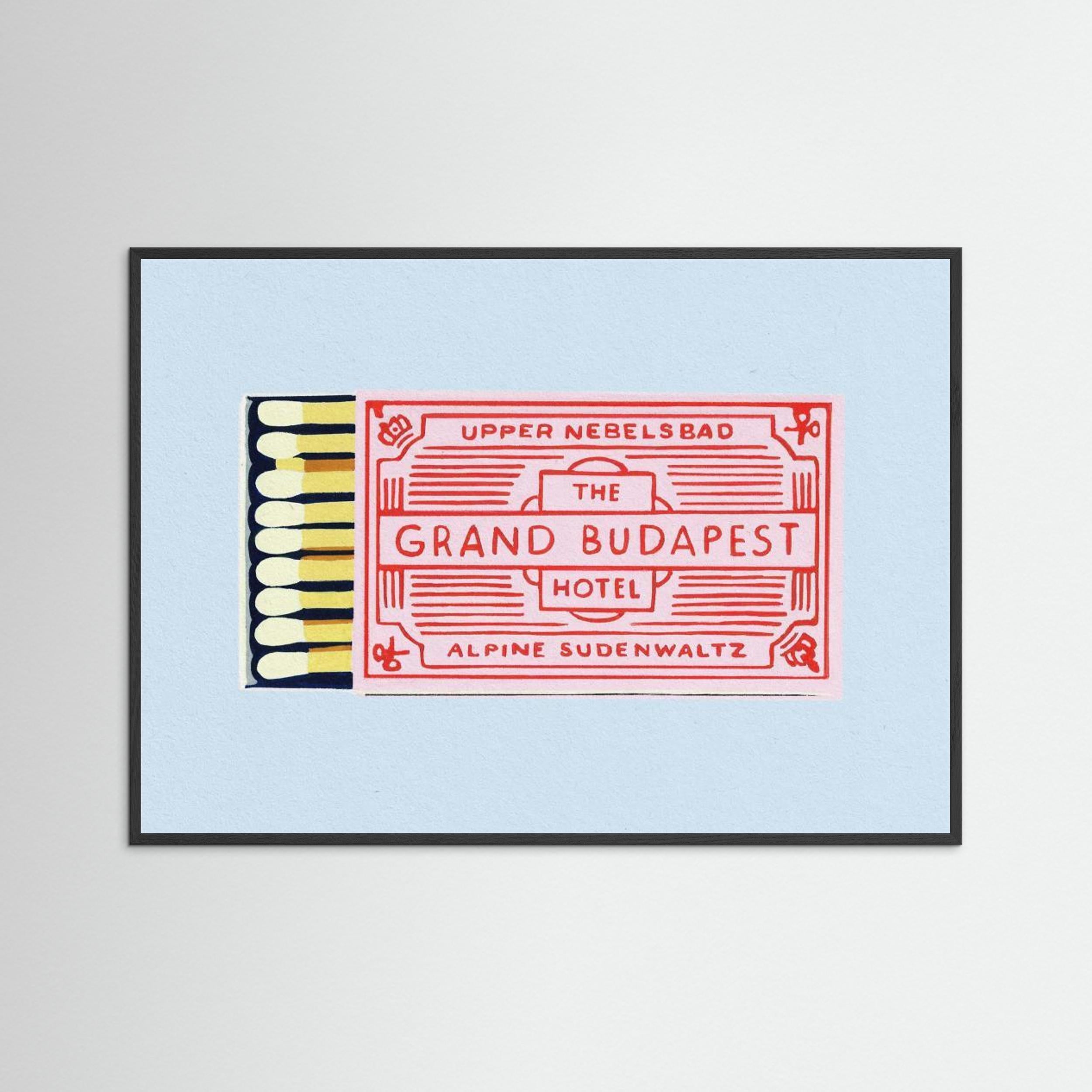 The Grand Budapest Hotel Poster by Studio Mandariini