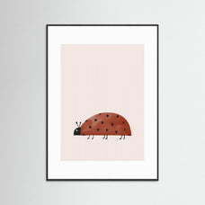 Watercolor Ladybug by Menina Lisboa