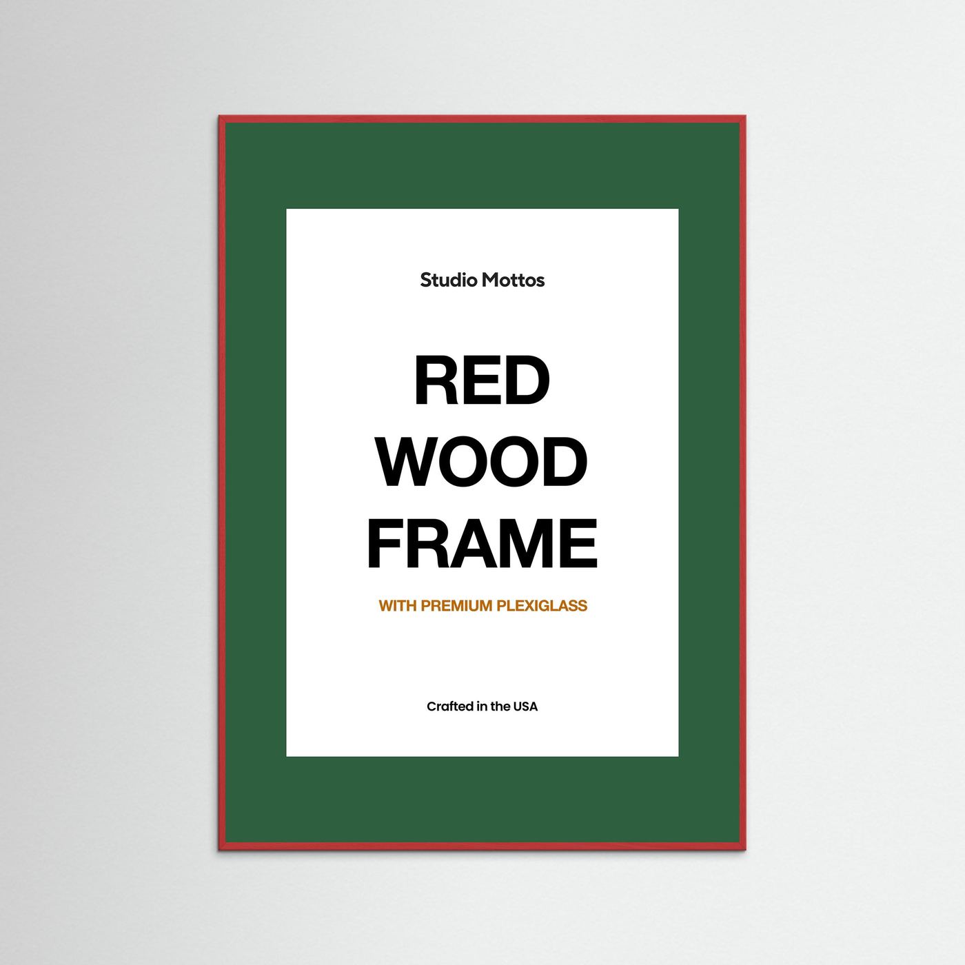 Red Wood Frame