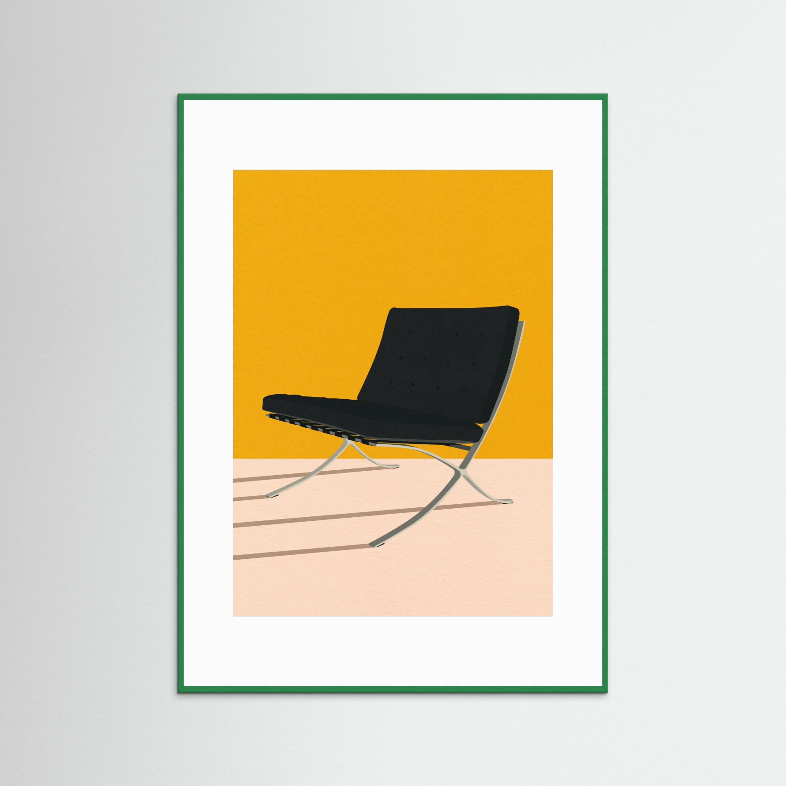 Barcelona Chair By Mies Van Der Rohe by Rosi Feist