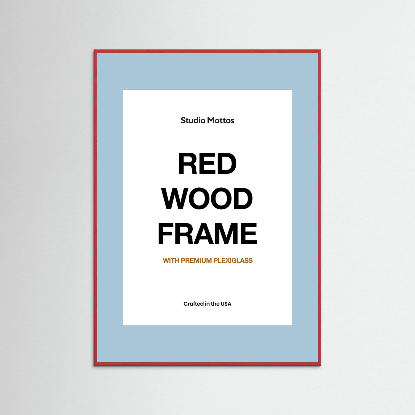 Red Wood Frame