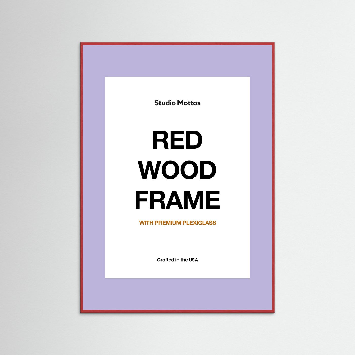 Red Wood Frame