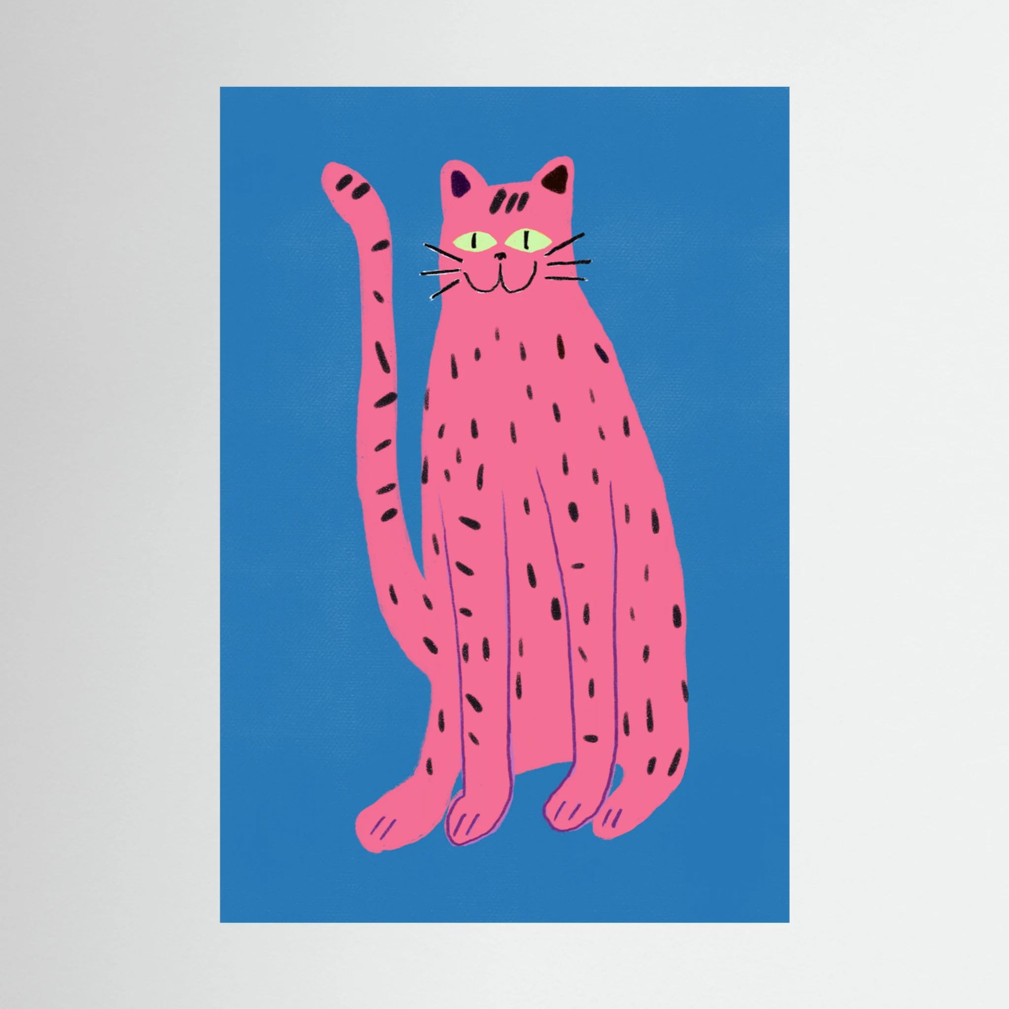 Pink cat by Little Dean