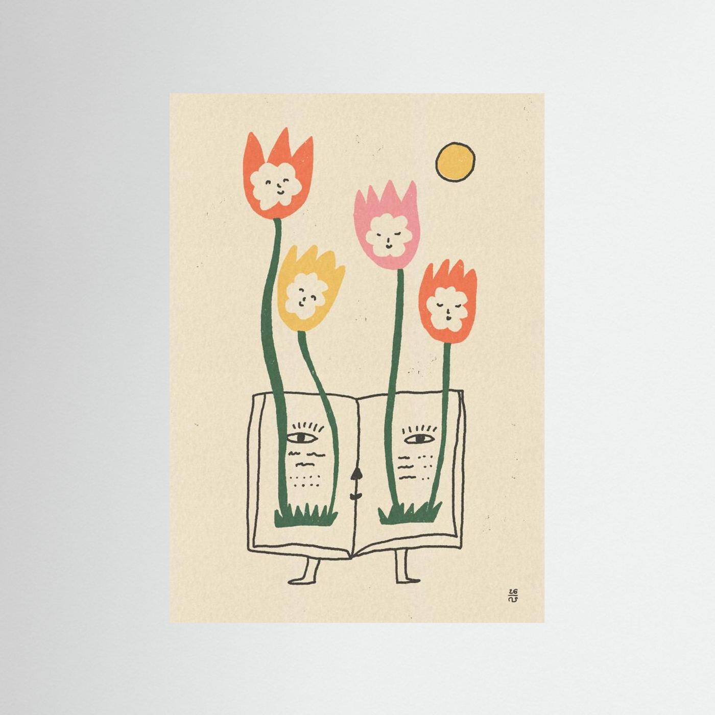Growing Book Flowers by Raipa Studio