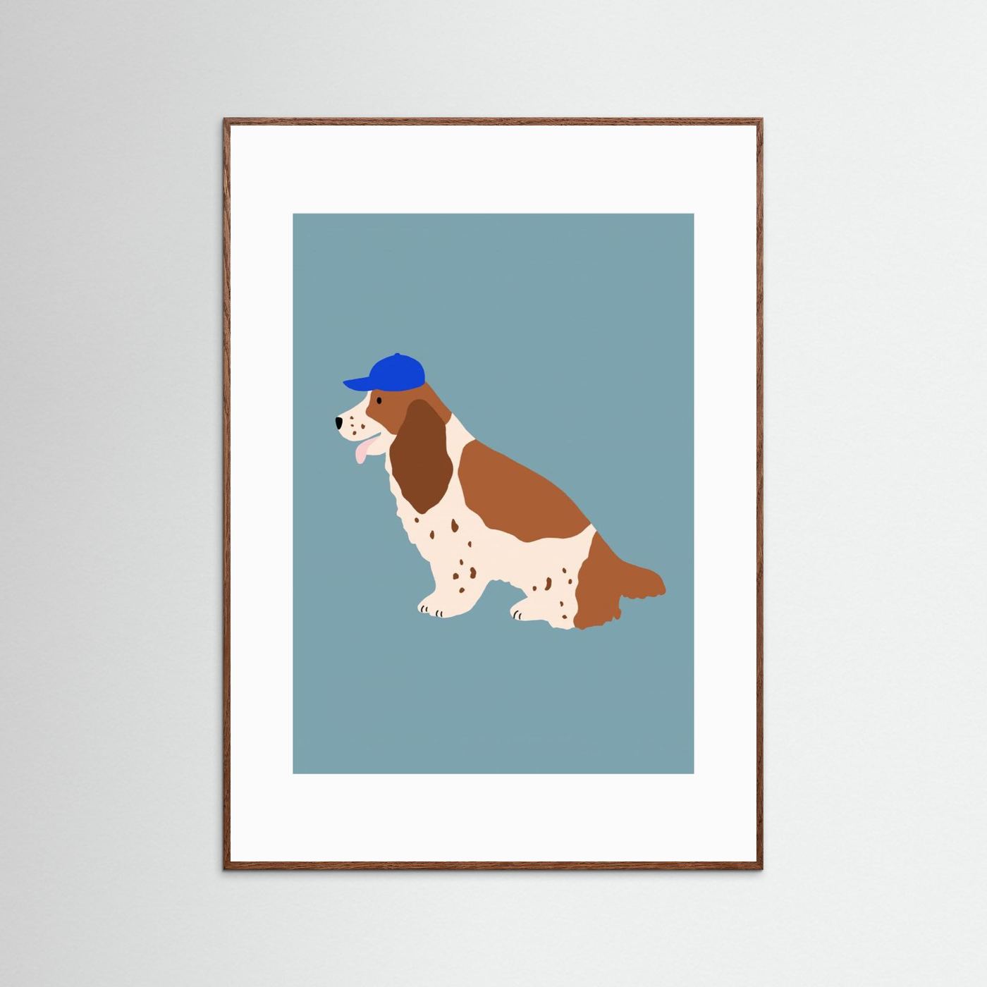Cocker Spaniel with Cap by Maren Gross