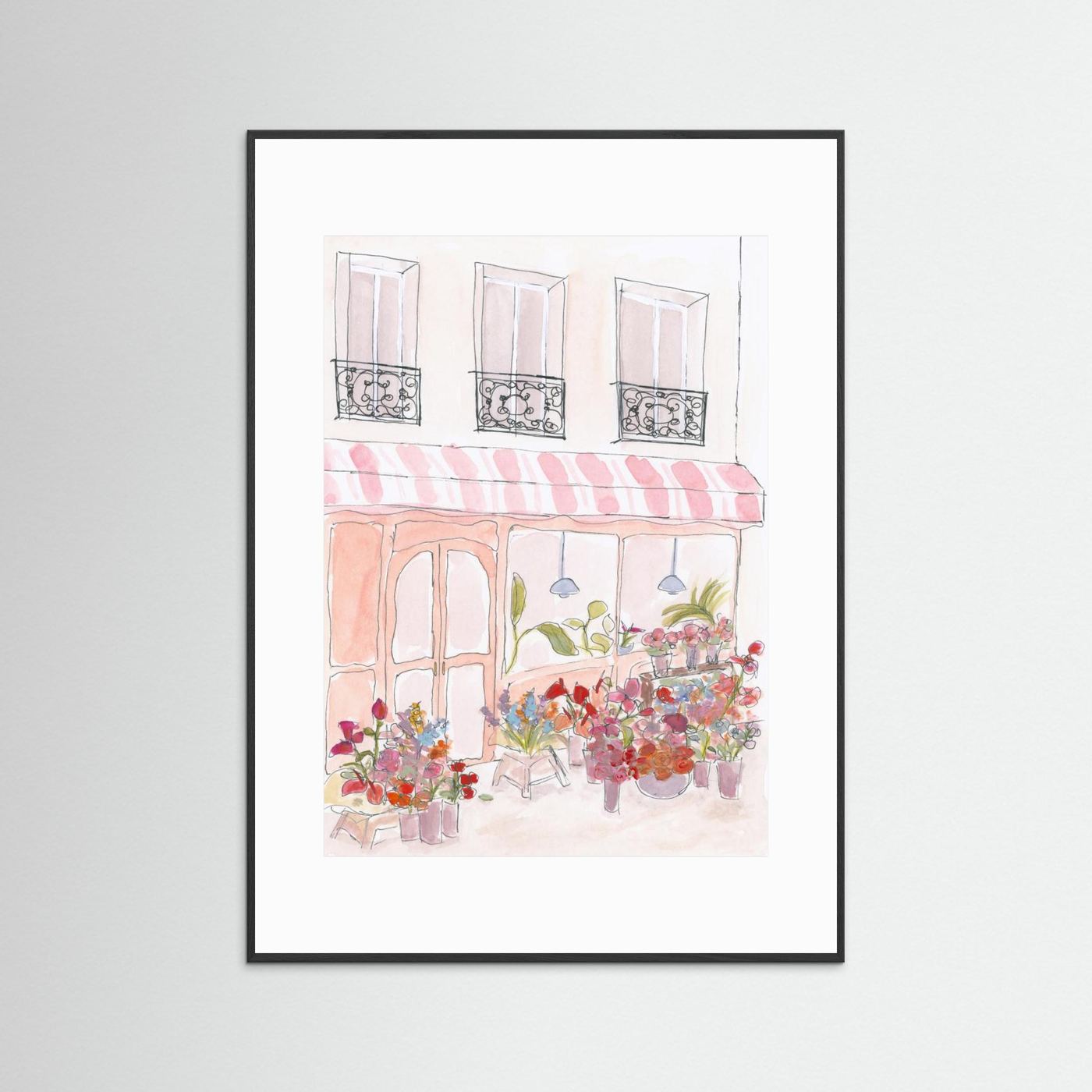 Pink Flower Shop by Katharina Puritscher