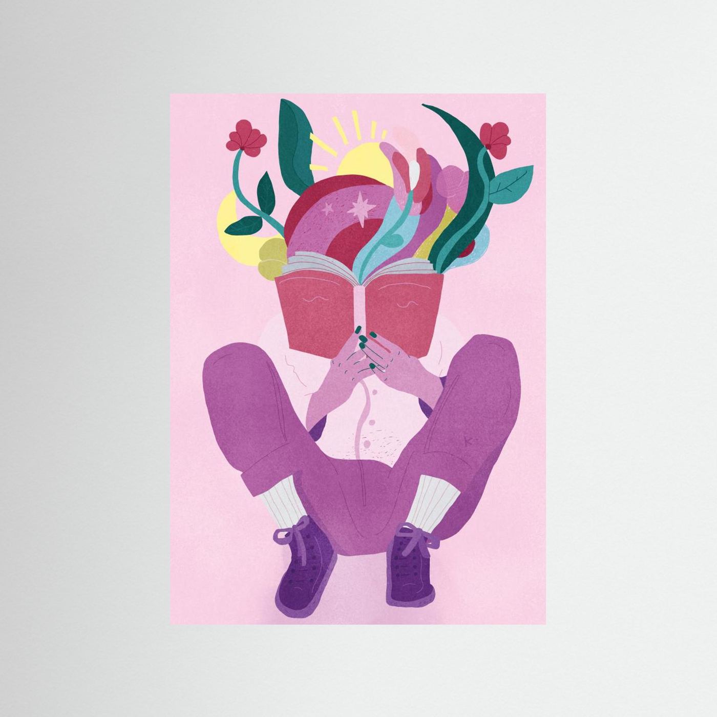 Reading Imagination Blooms by Sylwia Kubus