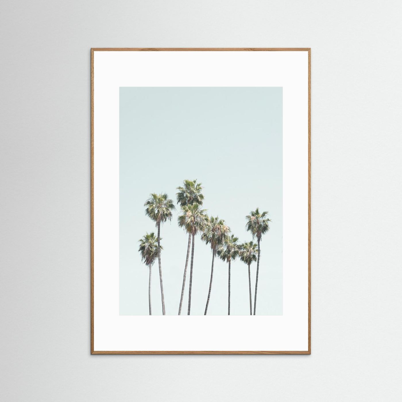 Blue Palm Trees by Kathrin Pienaar