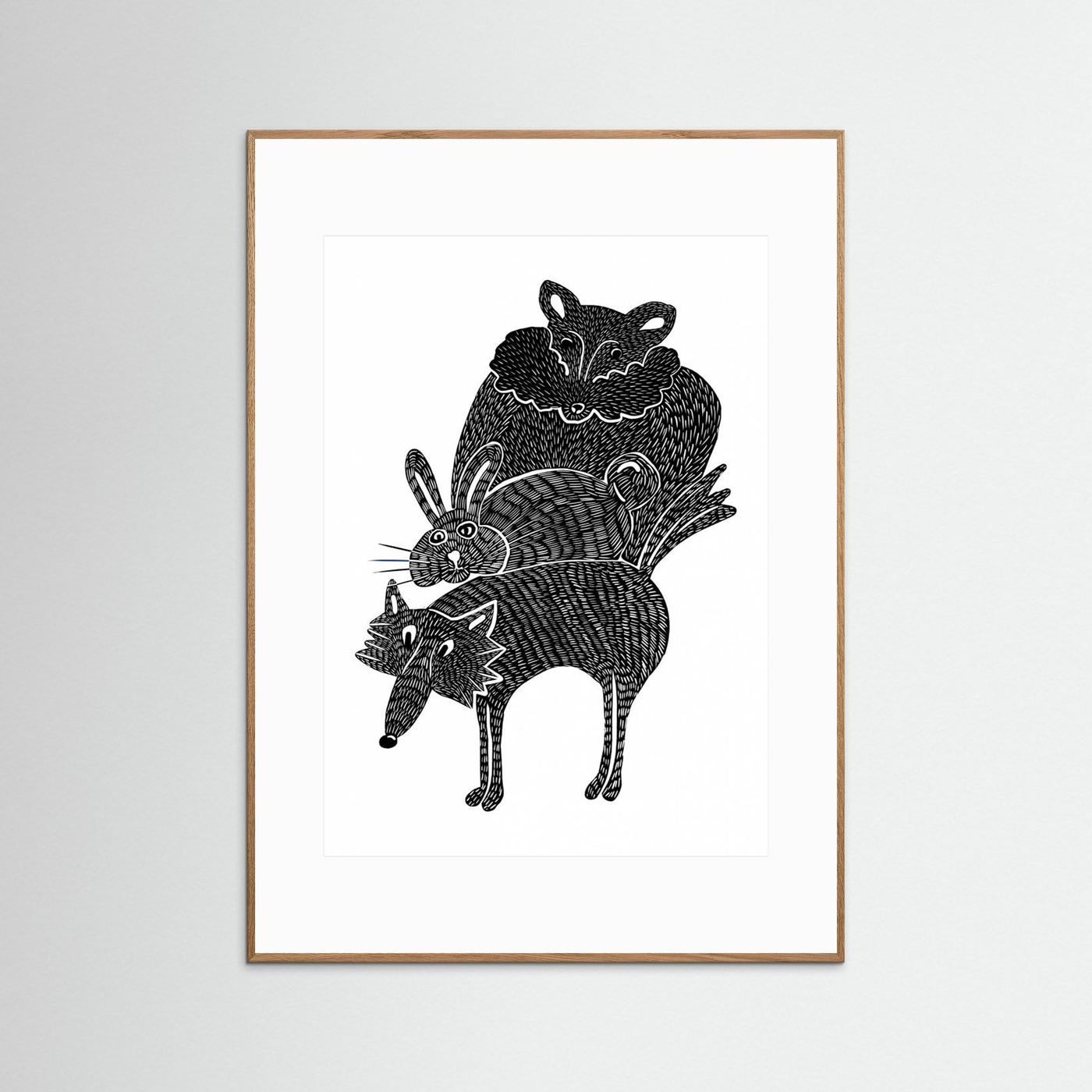 Whimsical Animal Stack by Mela Patterns