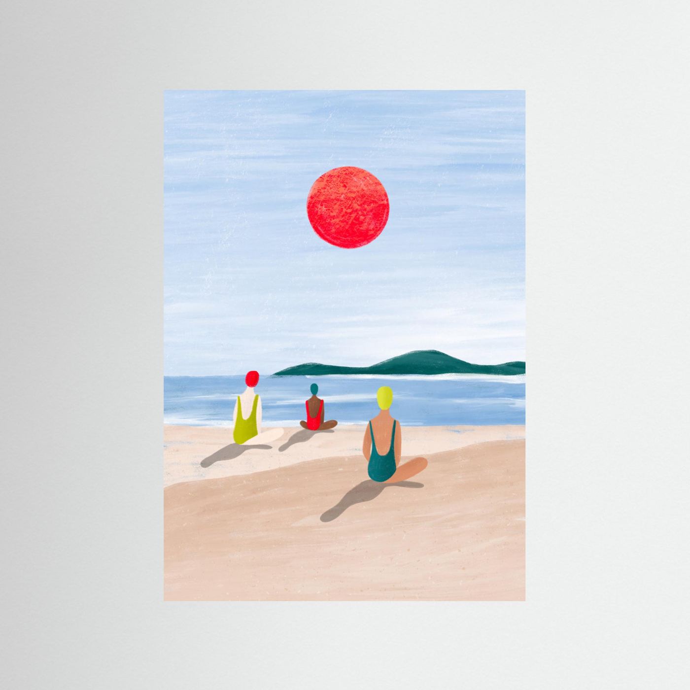Girls At the Beach by Bea Müller