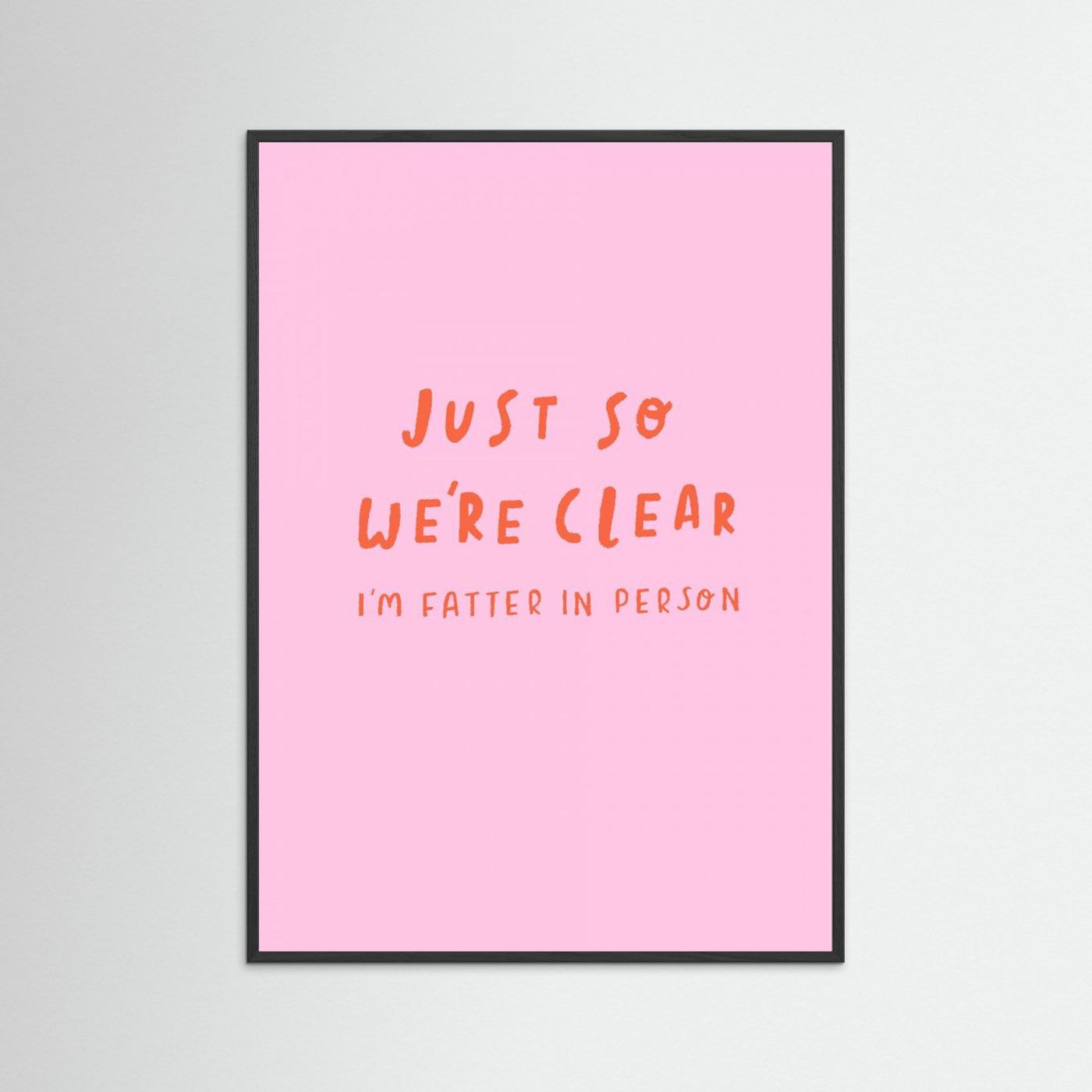 Just so We're Clear by Aislinn Simmonds