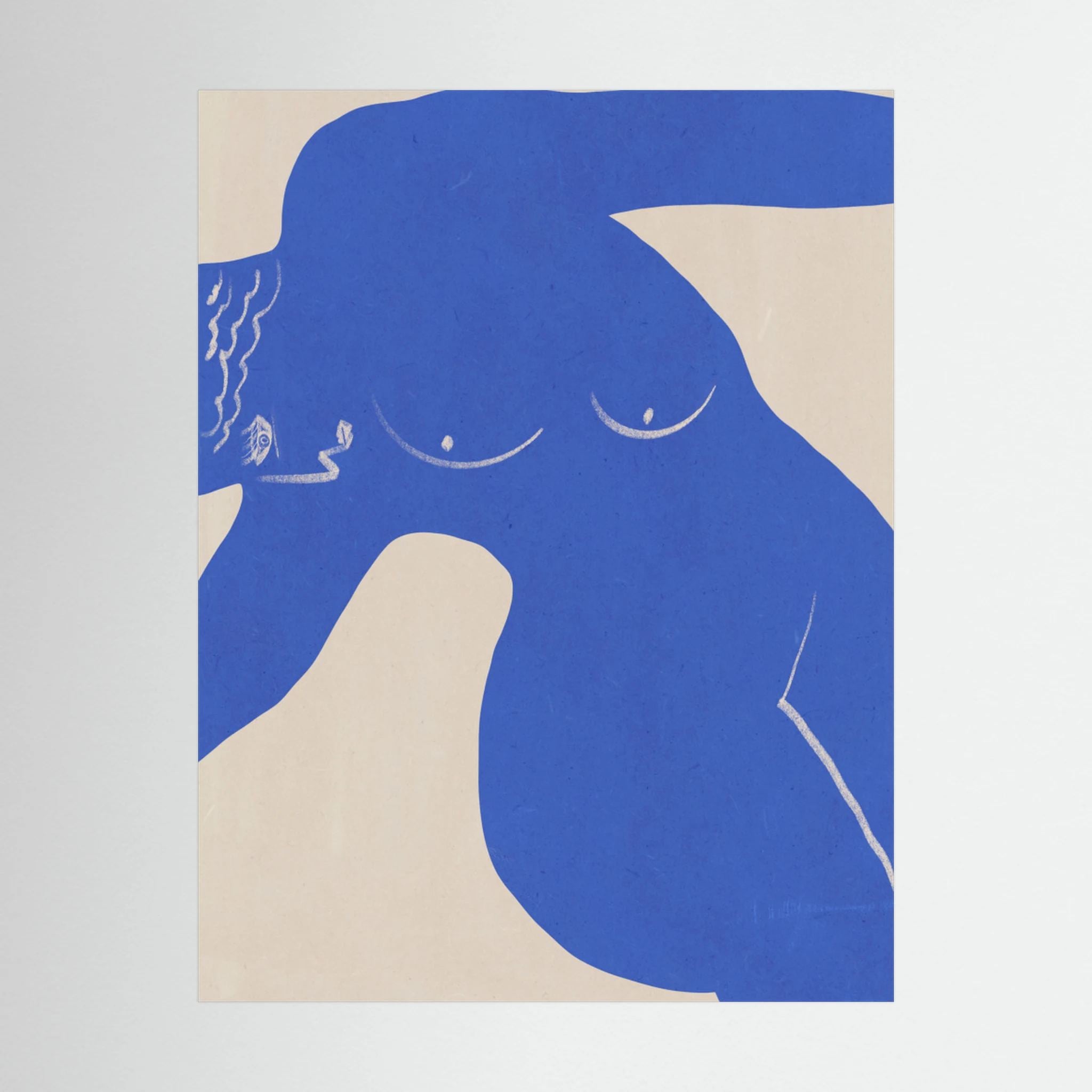 Greek muse in blue by Little Dean