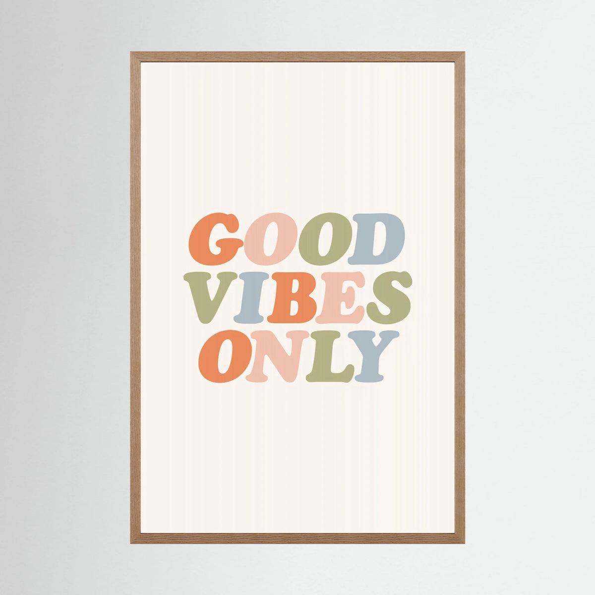 Good Vibes Only F9f5ef by Brett Wilson