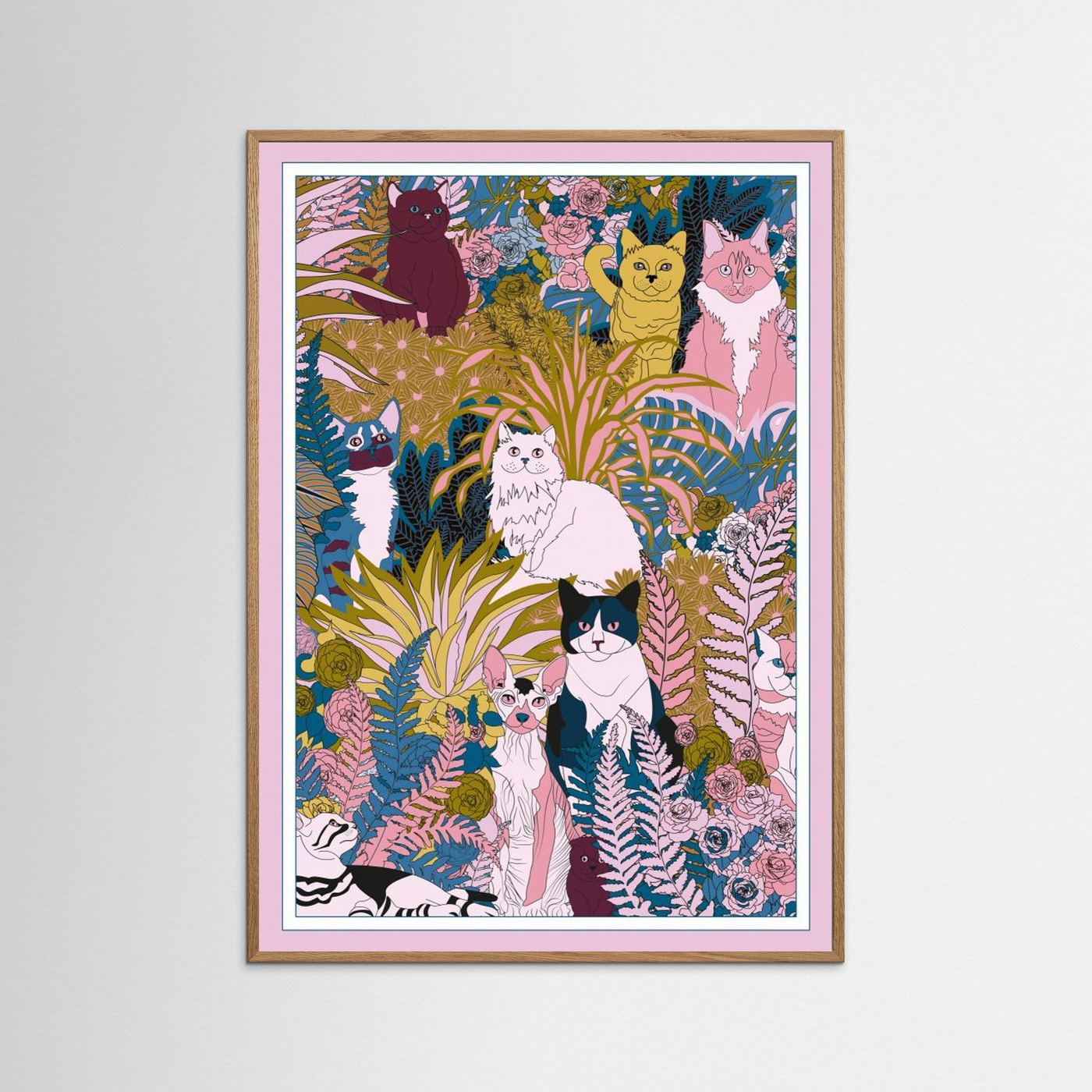 Garden Cats by Omg Kitty