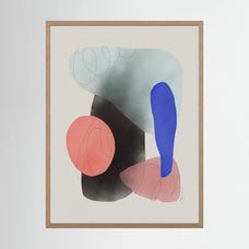 Watercolor Organic Shapes by Little Dean