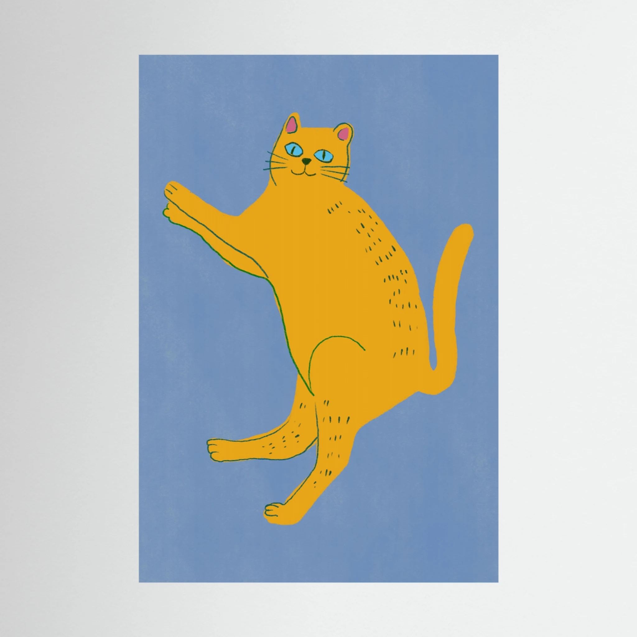 Yellow cat by Little Dean