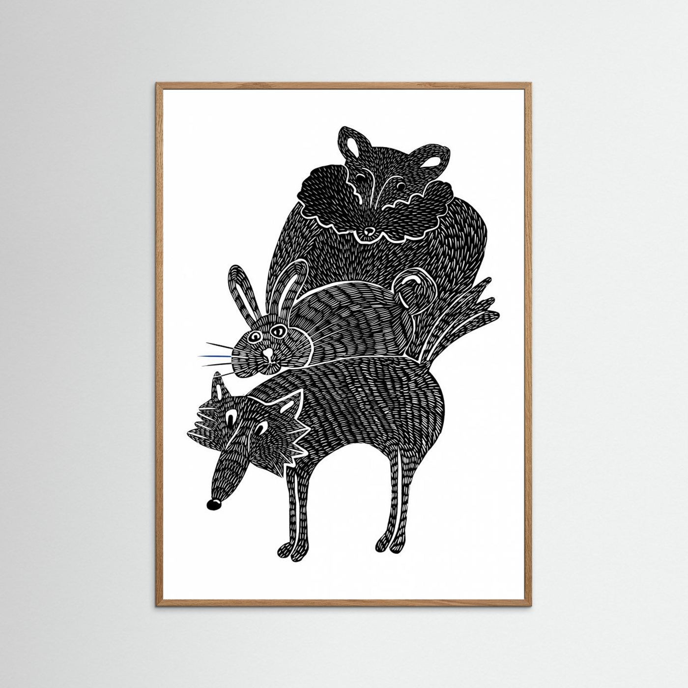 Whimsical Animal Stack by Mela Patterns
