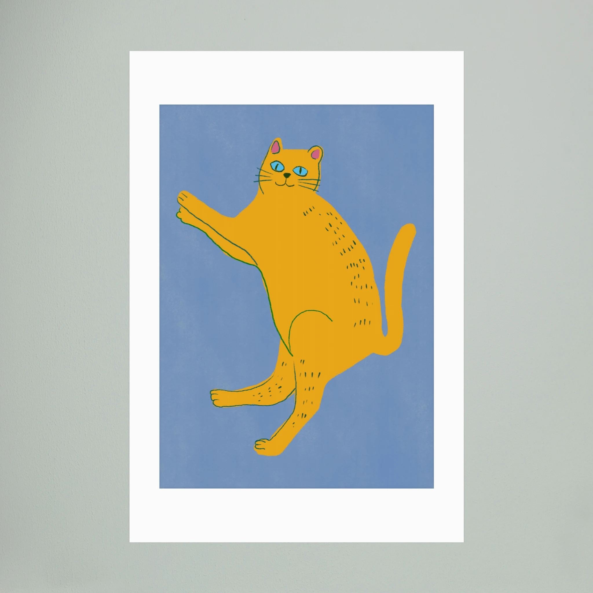 Yellow cat by Little Dean