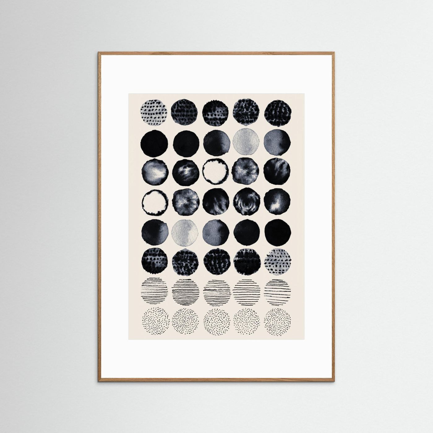 Textured Circle Patterns by Danushka Abeygoda